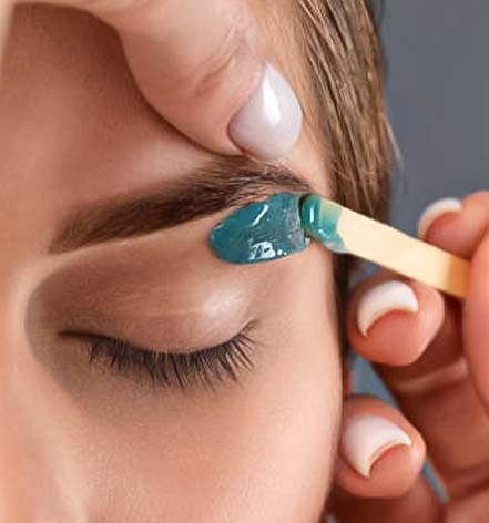 eyebrows waxing